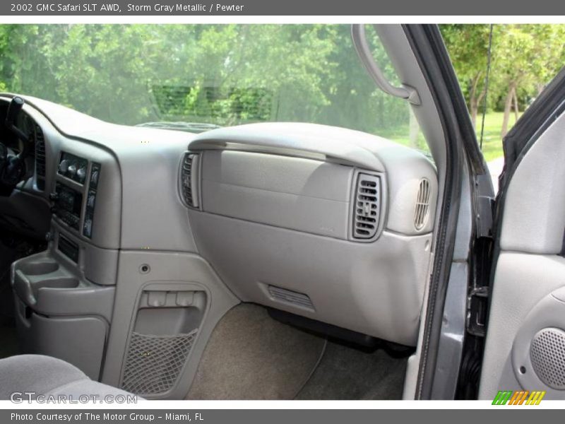 Storm Gray Metallic / Pewter 2002 GMC Safari SLT AWD