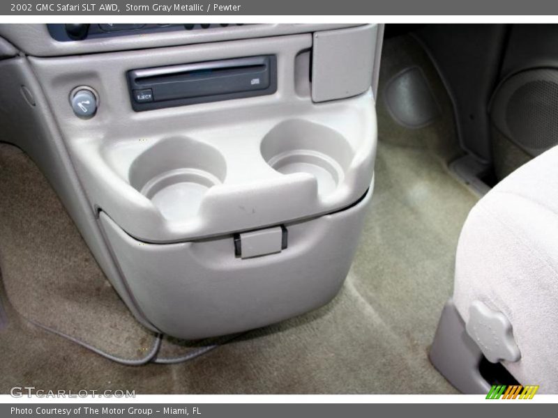 Storm Gray Metallic / Pewter 2002 GMC Safari SLT AWD