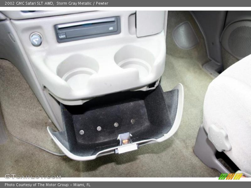 Storm Gray Metallic / Pewter 2002 GMC Safari SLT AWD