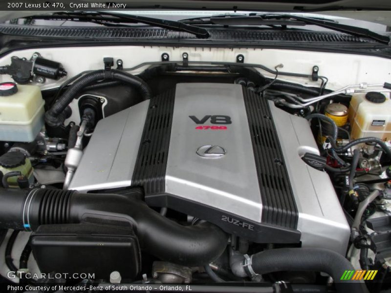 Crystal White / Ivory 2007 Lexus LX 470