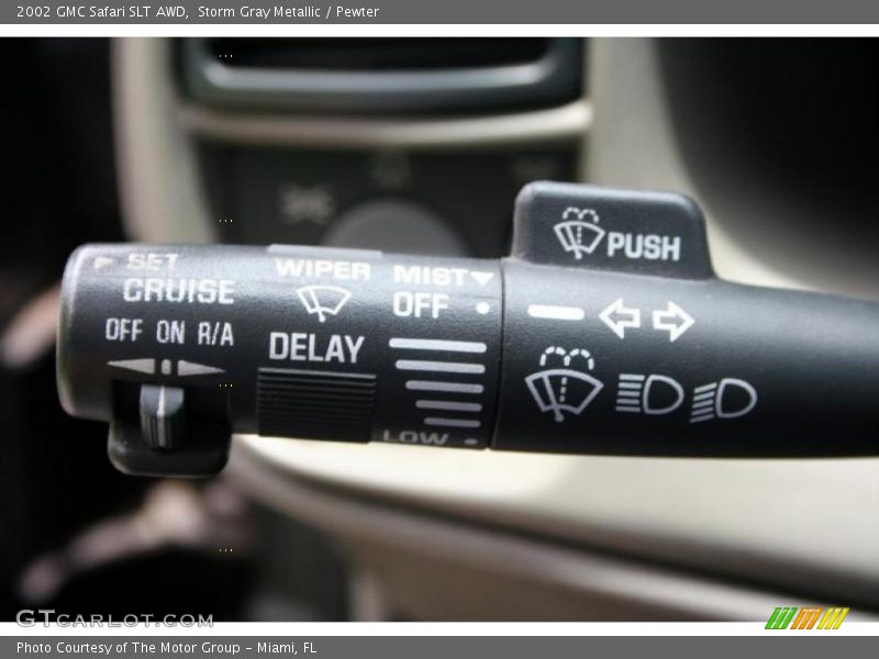 Storm Gray Metallic / Pewter 2002 GMC Safari SLT AWD