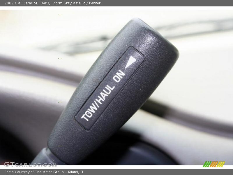 Storm Gray Metallic / Pewter 2002 GMC Safari SLT AWD
