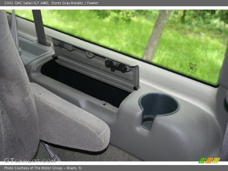 Storm Gray Metallic / Pewter 2002 GMC Safari SLT AWD