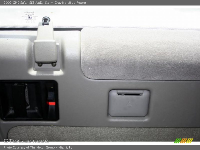 Storm Gray Metallic / Pewter 2002 GMC Safari SLT AWD