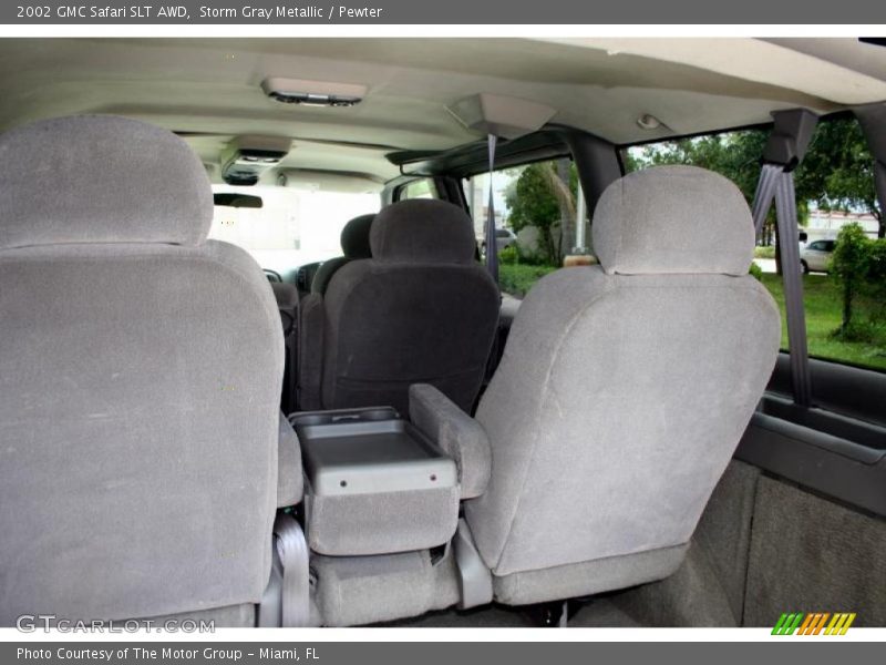 Storm Gray Metallic / Pewter 2002 GMC Safari SLT AWD