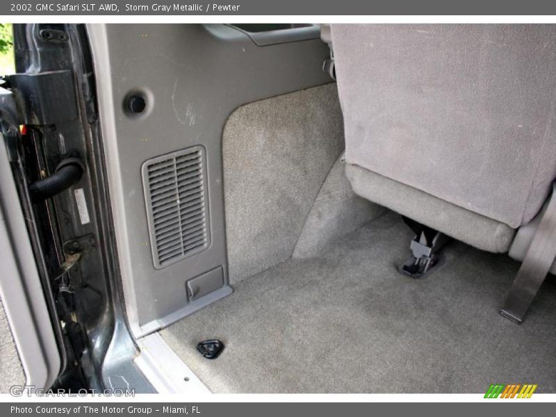 Storm Gray Metallic / Pewter 2002 GMC Safari SLT AWD