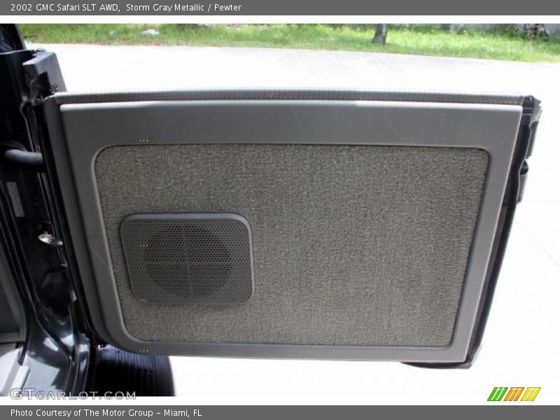 Storm Gray Metallic / Pewter 2002 GMC Safari SLT AWD