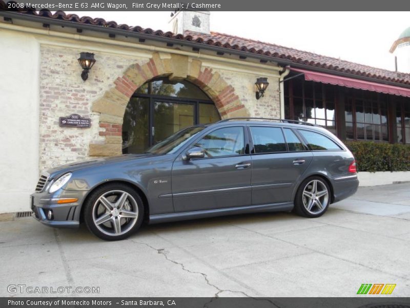 Flint Grey Metallic / Cashmere 2008 Mercedes-Benz E 63 AMG Wagon