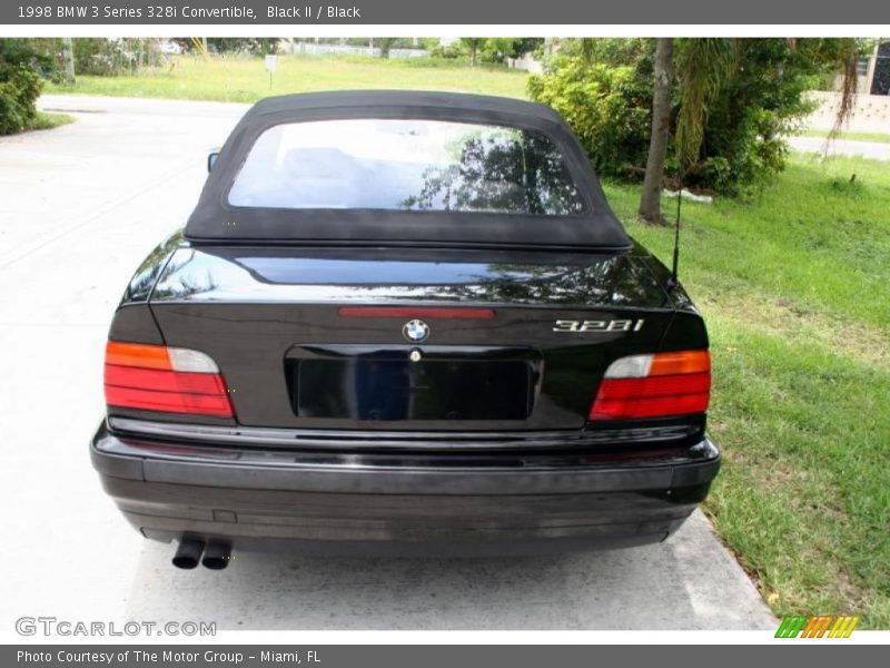 Black II / Black 1998 BMW 3 Series 328i Convertible