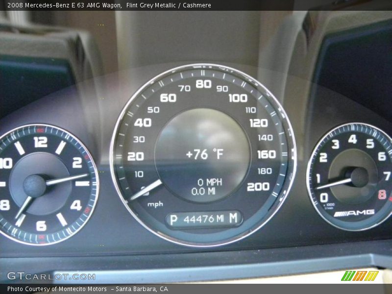  2008 E 63 AMG Wagon 63 AMG Wagon Gauges