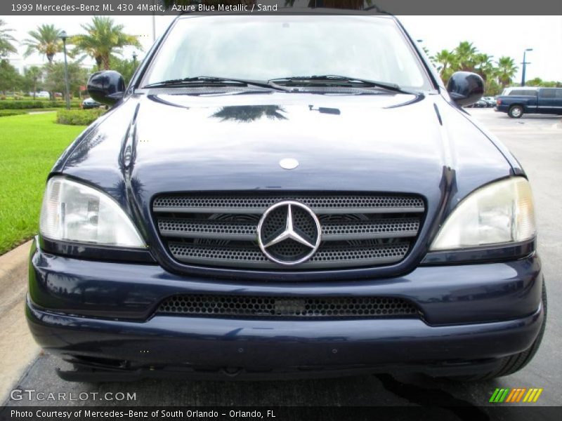 Azure Blue Metallic / Sand 1999 Mercedes-Benz ML 430 4Matic