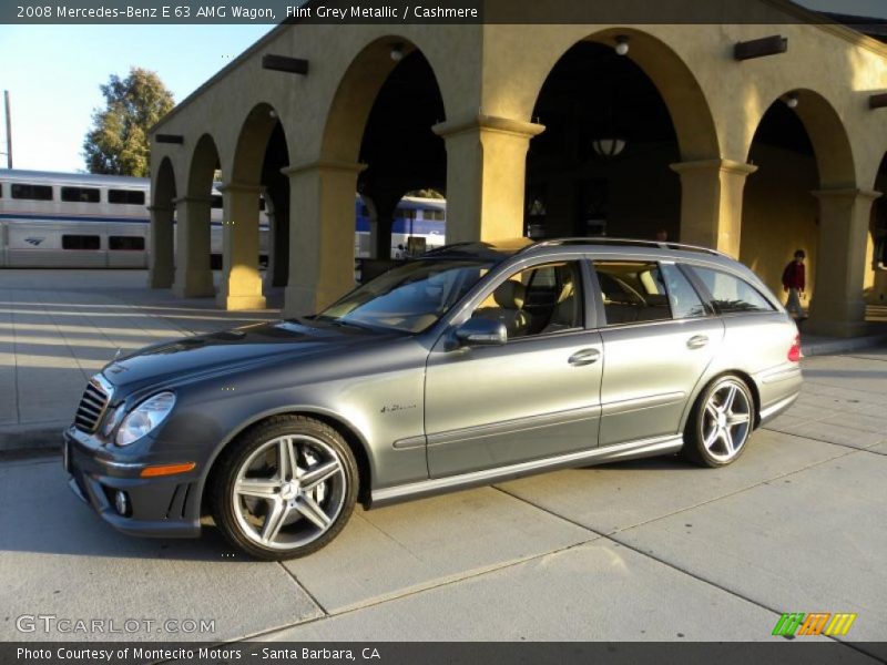 Flint Grey Metallic / Cashmere 2008 Mercedes-Benz E 63 AMG Wagon