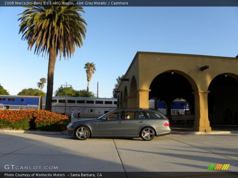 Flint Grey Metallic / Cashmere 2008 Mercedes-Benz E 63 AMG Wagon