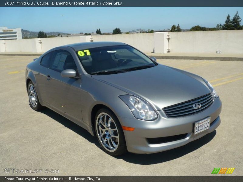Diamond Graphite Metallic / Stone Gray 2007 Infiniti G 35 Coupe