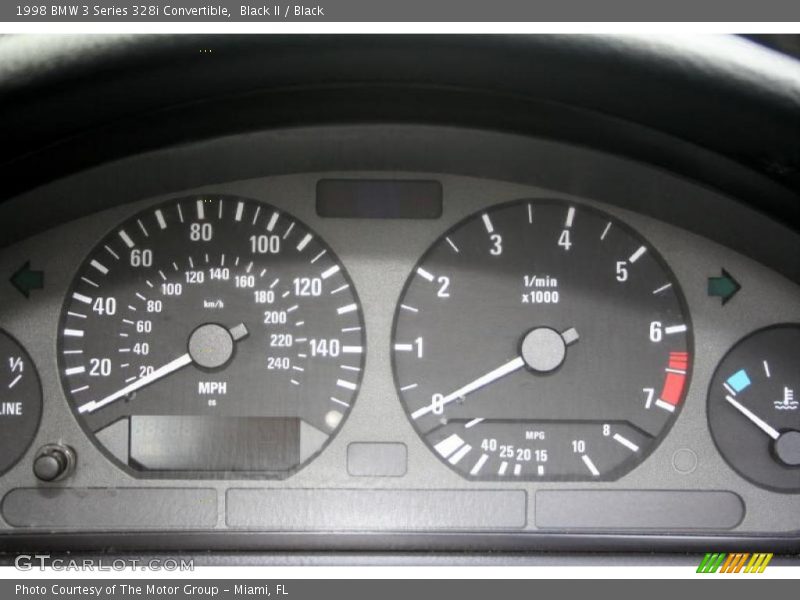 Black II / Black 1998 BMW 3 Series 328i Convertible