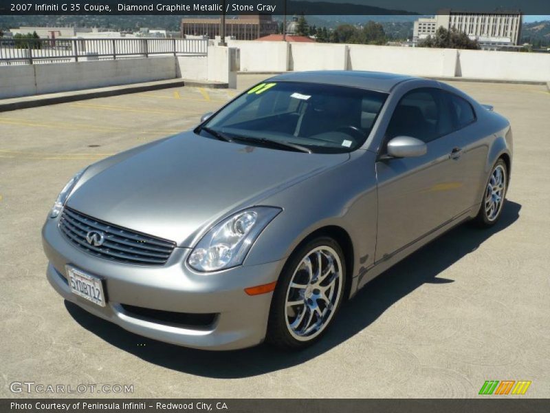 Diamond Graphite Metallic / Stone Gray 2007 Infiniti G 35 Coupe