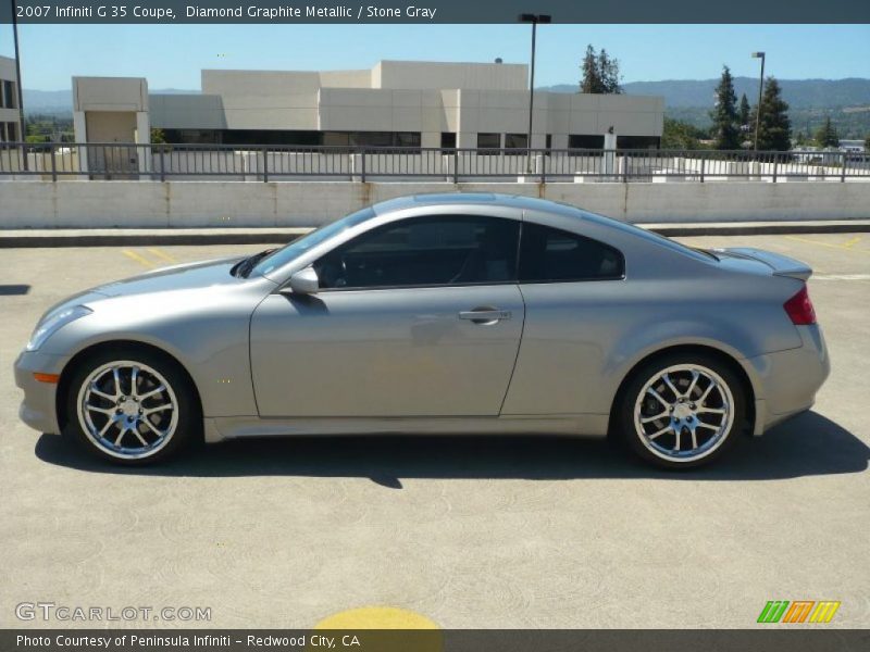 Diamond Graphite Metallic / Stone Gray 2007 Infiniti G 35 Coupe