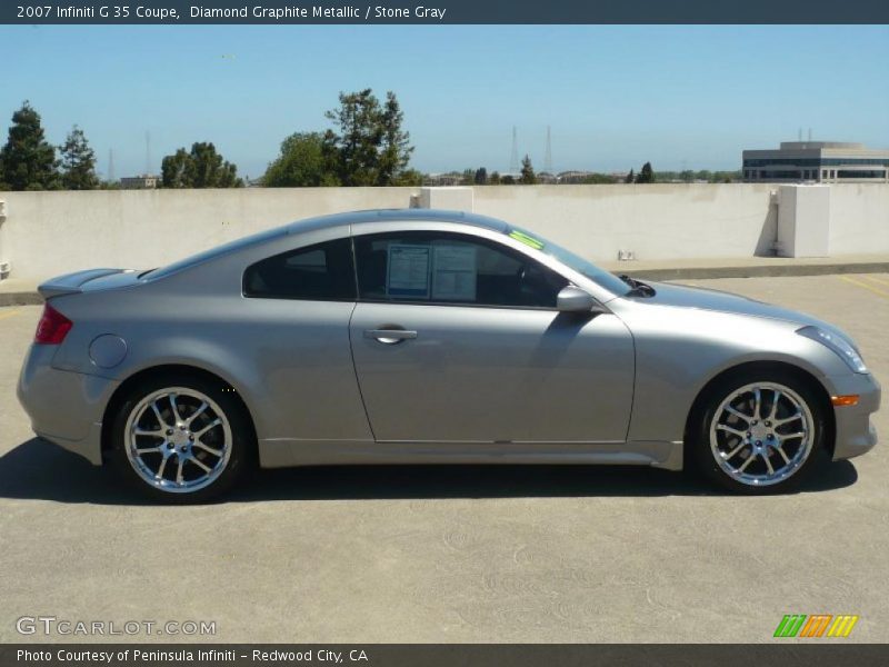 Diamond Graphite Metallic / Stone Gray 2007 Infiniti G 35 Coupe