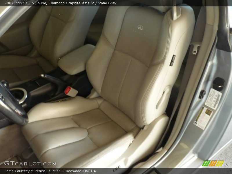 Diamond Graphite Metallic / Stone Gray 2007 Infiniti G 35 Coupe