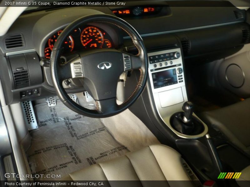 Diamond Graphite Metallic / Stone Gray 2007 Infiniti G 35 Coupe