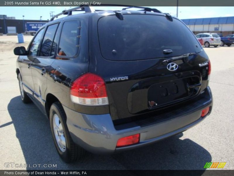 Black Obsidian / Gray 2005 Hyundai Santa Fe GLS 4WD