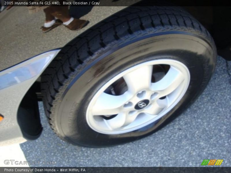 Black Obsidian / Gray 2005 Hyundai Santa Fe GLS 4WD