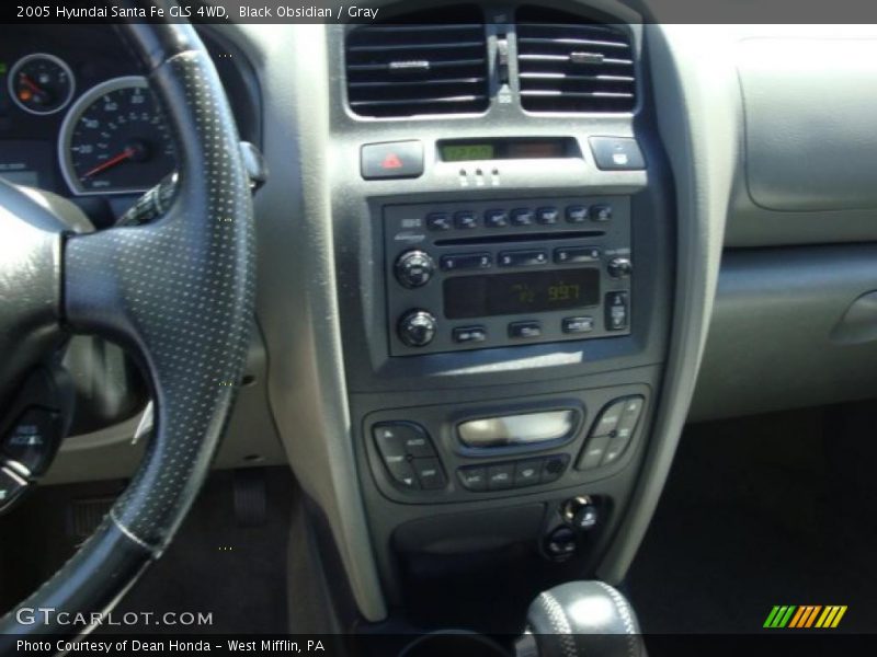 Black Obsidian / Gray 2005 Hyundai Santa Fe GLS 4WD