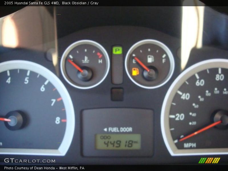 Black Obsidian / Gray 2005 Hyundai Santa Fe GLS 4WD