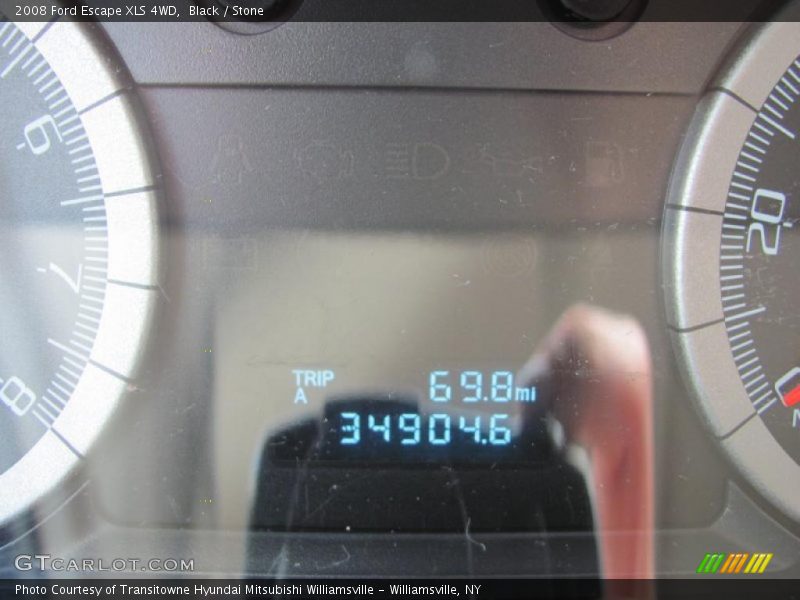 Black / Stone 2008 Ford Escape XLS 4WD