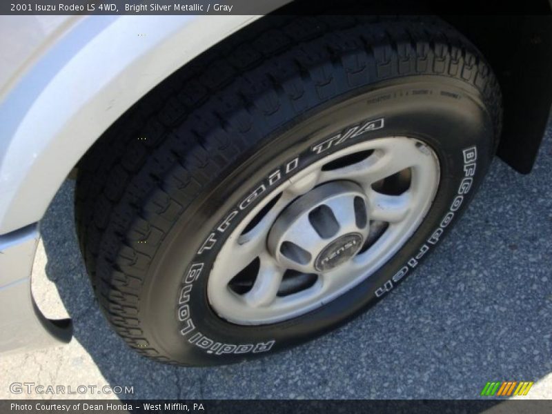 Bright Silver Metallic / Gray 2001 Isuzu Rodeo LS 4WD