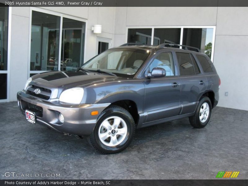 Pewter Gray / Gray 2005 Hyundai Santa Fe GLS 4WD