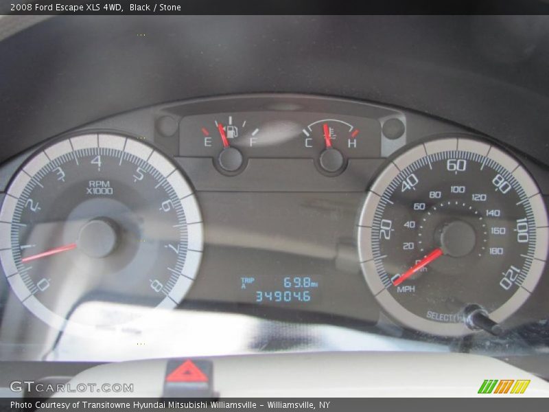 Black / Stone 2008 Ford Escape XLS 4WD