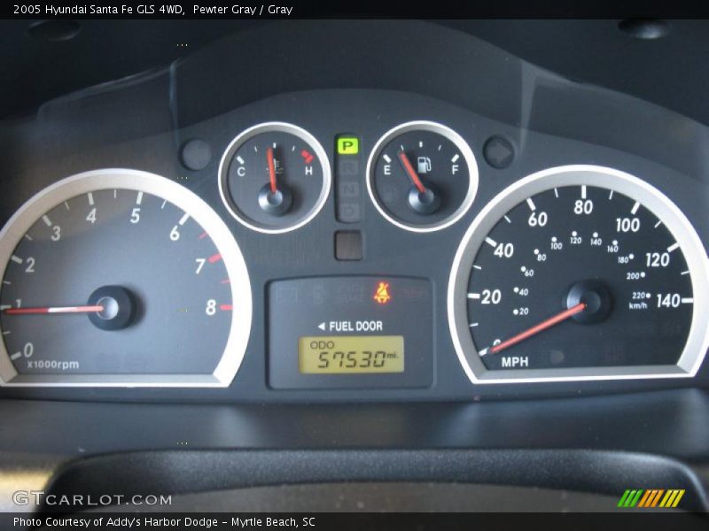 Pewter Gray / Gray 2005 Hyundai Santa Fe GLS 4WD