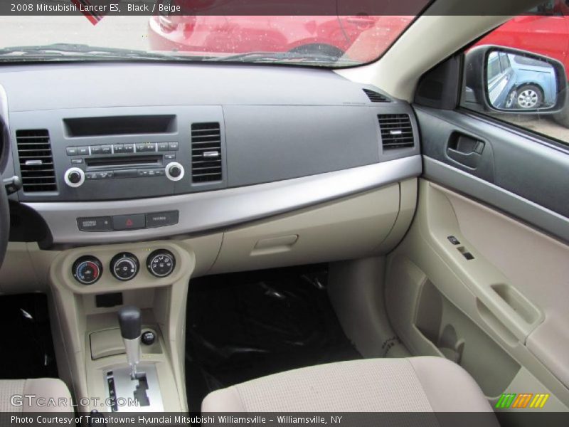 Black / Beige 2008 Mitsubishi Lancer ES