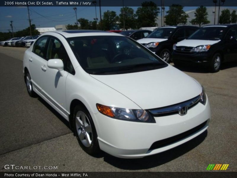 Taffeta White / Ivory 2006 Honda Civic EX Sedan