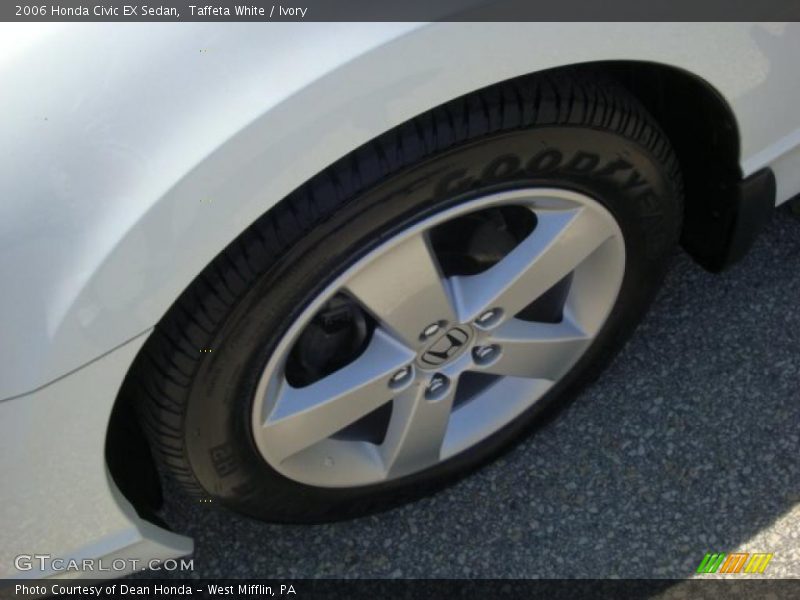 Taffeta White / Ivory 2006 Honda Civic EX Sedan