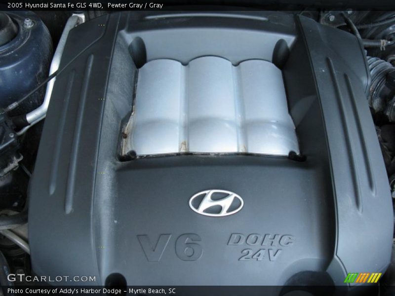 Pewter Gray / Gray 2005 Hyundai Santa Fe GLS 4WD