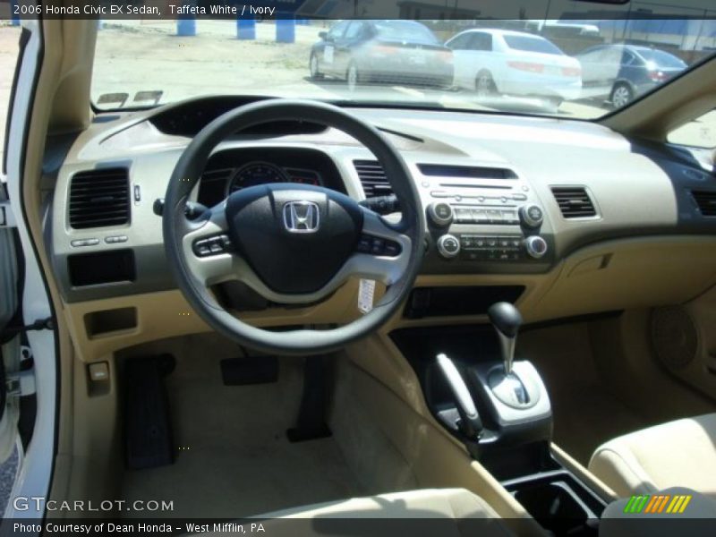 Taffeta White / Ivory 2006 Honda Civic EX Sedan