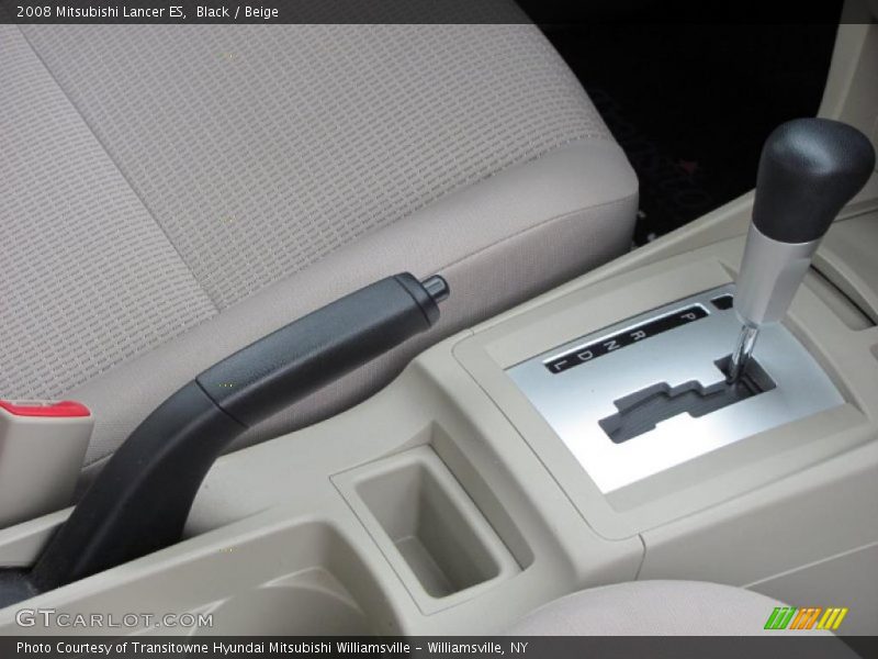 Black / Beige 2008 Mitsubishi Lancer ES