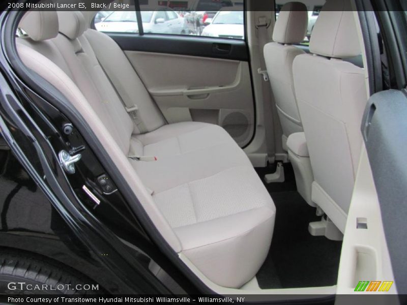 Black / Beige 2008 Mitsubishi Lancer ES