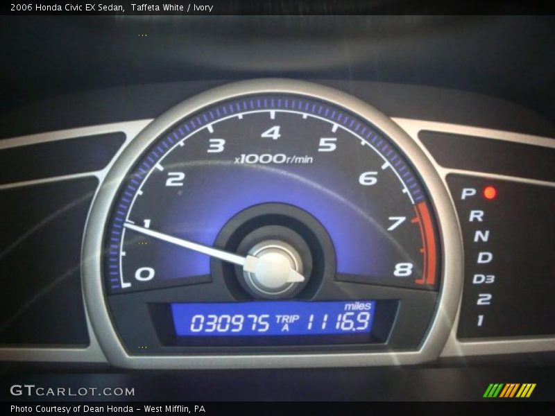 Taffeta White / Ivory 2006 Honda Civic EX Sedan