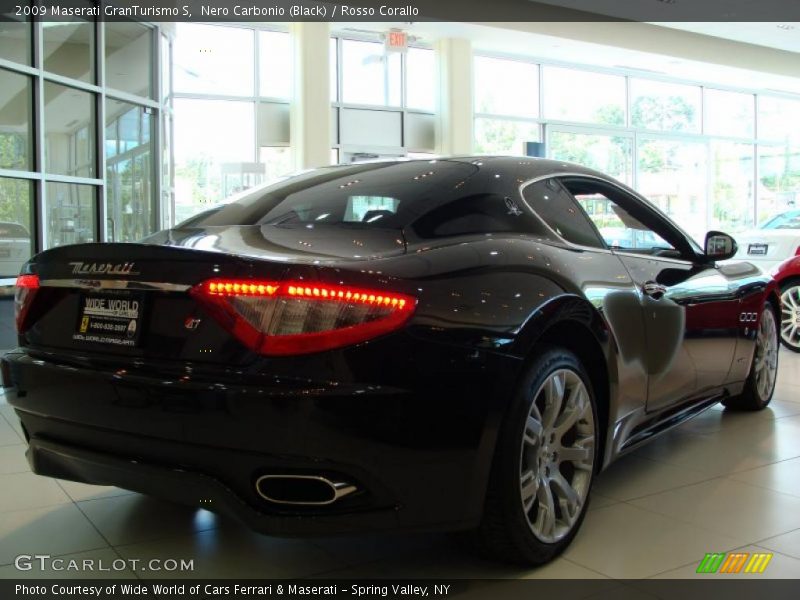 Nero Carbonio (Black) / Rosso Corallo 2009 Maserati GranTurismo S
