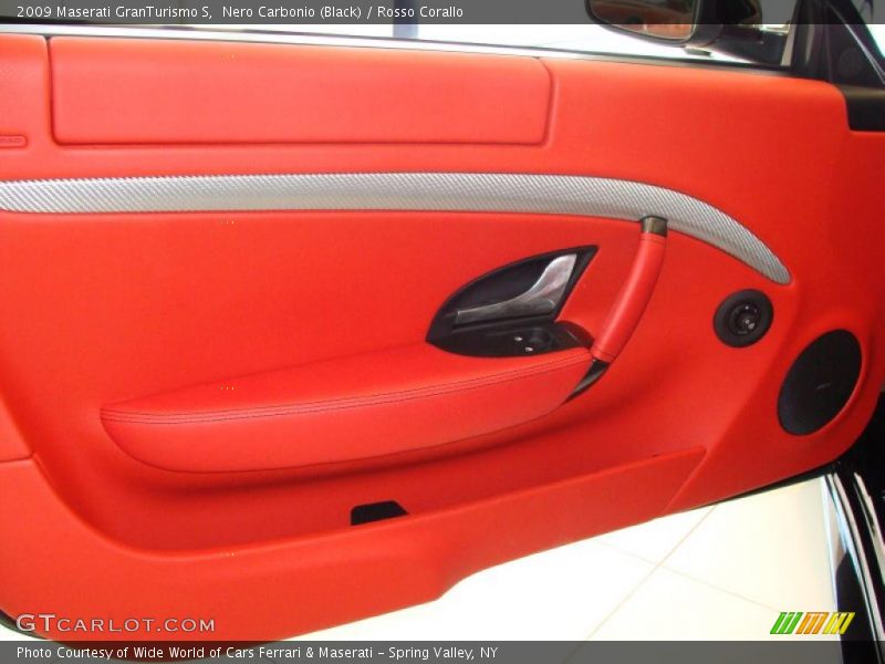 Nero Carbonio (Black) / Rosso Corallo 2009 Maserati GranTurismo S