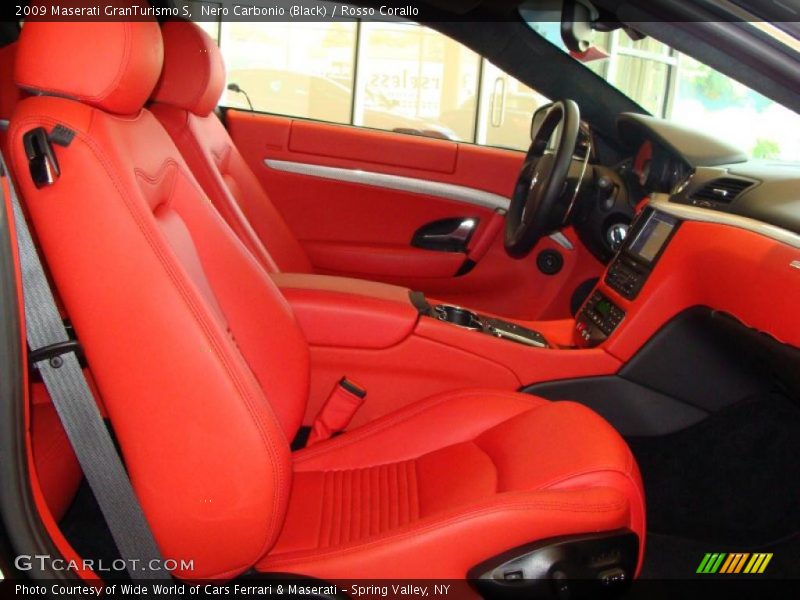 Nero Carbonio (Black) / Rosso Corallo 2009 Maserati GranTurismo S