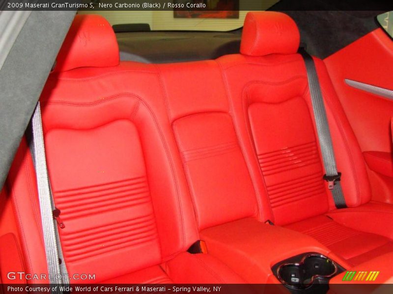 Nero Carbonio (Black) / Rosso Corallo 2009 Maserati GranTurismo S