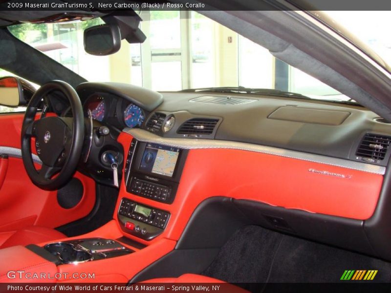 Nero Carbonio (Black) / Rosso Corallo 2009 Maserati GranTurismo S