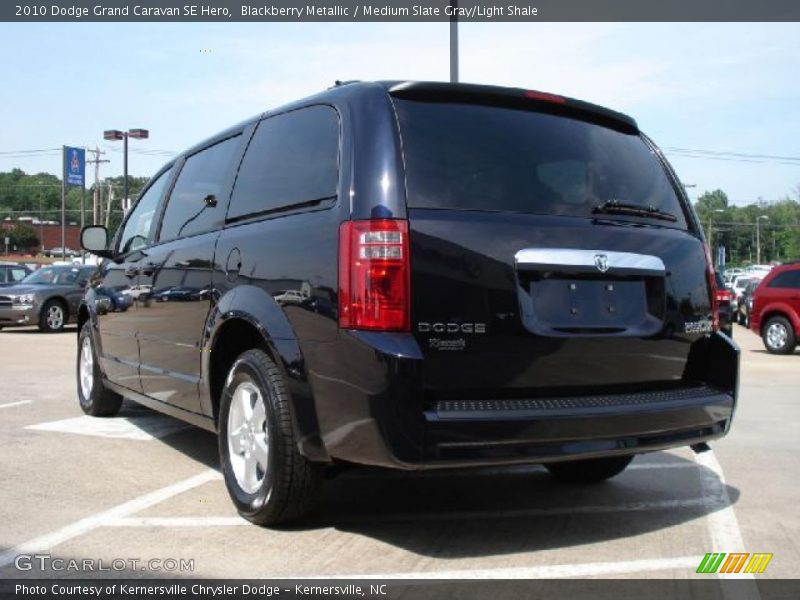 Blackberry Metallic / Medium Slate Gray/Light Shale 2010 Dodge Grand Caravan SE Hero