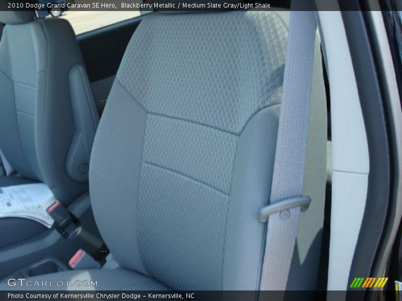 Blackberry Metallic / Medium Slate Gray/Light Shale 2010 Dodge Grand Caravan SE Hero