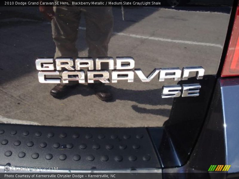 Blackberry Metallic / Medium Slate Gray/Light Shale 2010 Dodge Grand Caravan SE Hero