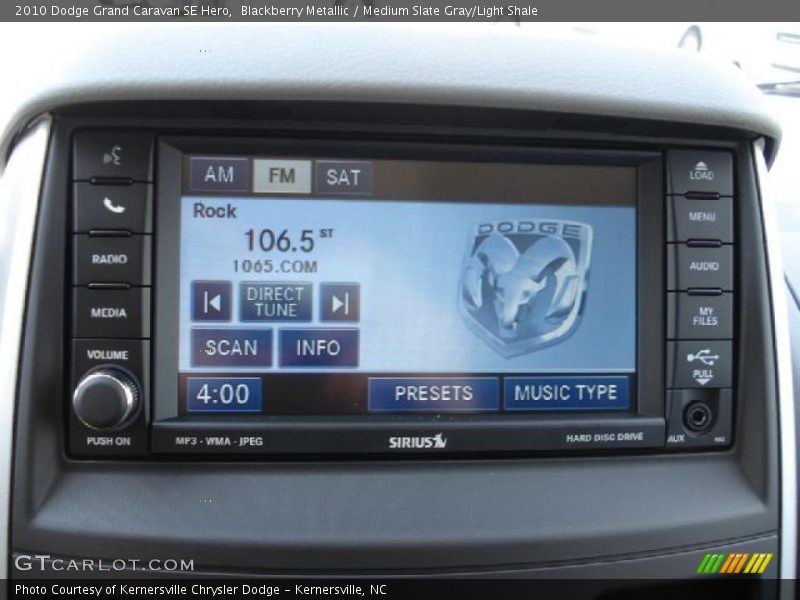 Blackberry Metallic / Medium Slate Gray/Light Shale 2010 Dodge Grand Caravan SE Hero